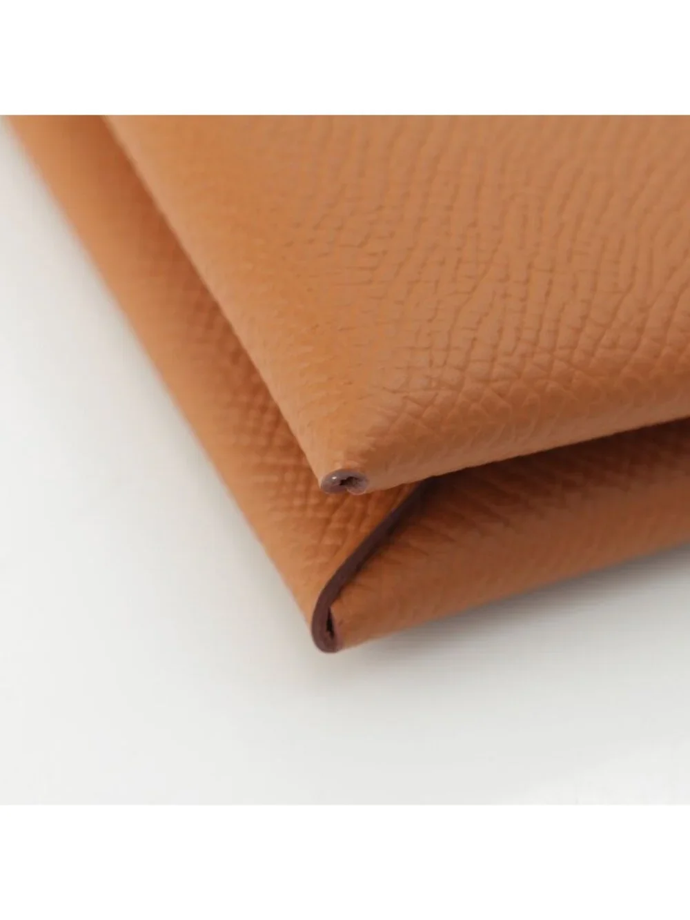 Hermes Calvi Epsom Card Case Gold